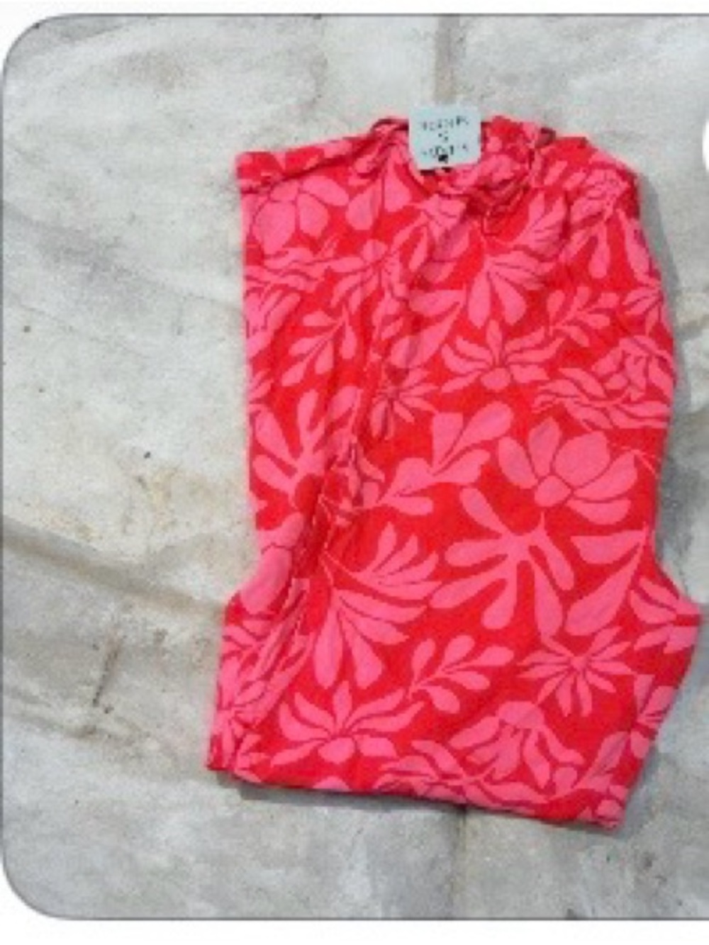 Women's Tropical Print Ruffle Waist Cover
Up Pants Shade & Shore Pink - Picture 5 of 6